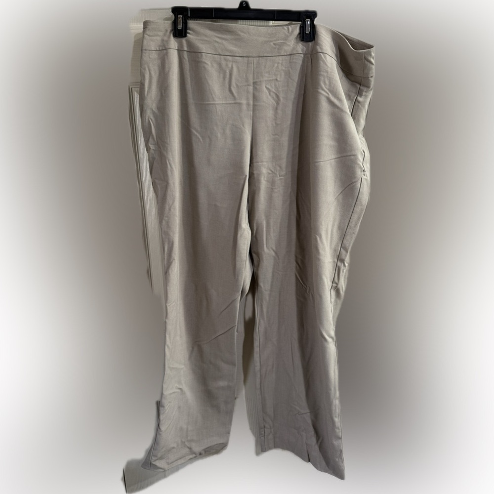 Roz & Ali Men's Light Gray Chinos